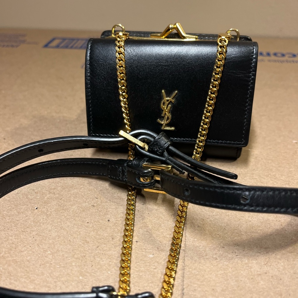 Saint Laurent Rider Wallet with Strap